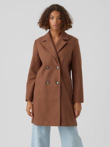Vero Moda VMVINCEPARIS Coat -Cocoa Brown - 10278614