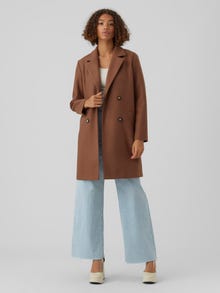Vero Moda VMVINCEPARIS Coat -Cocoa Brown - 10278614