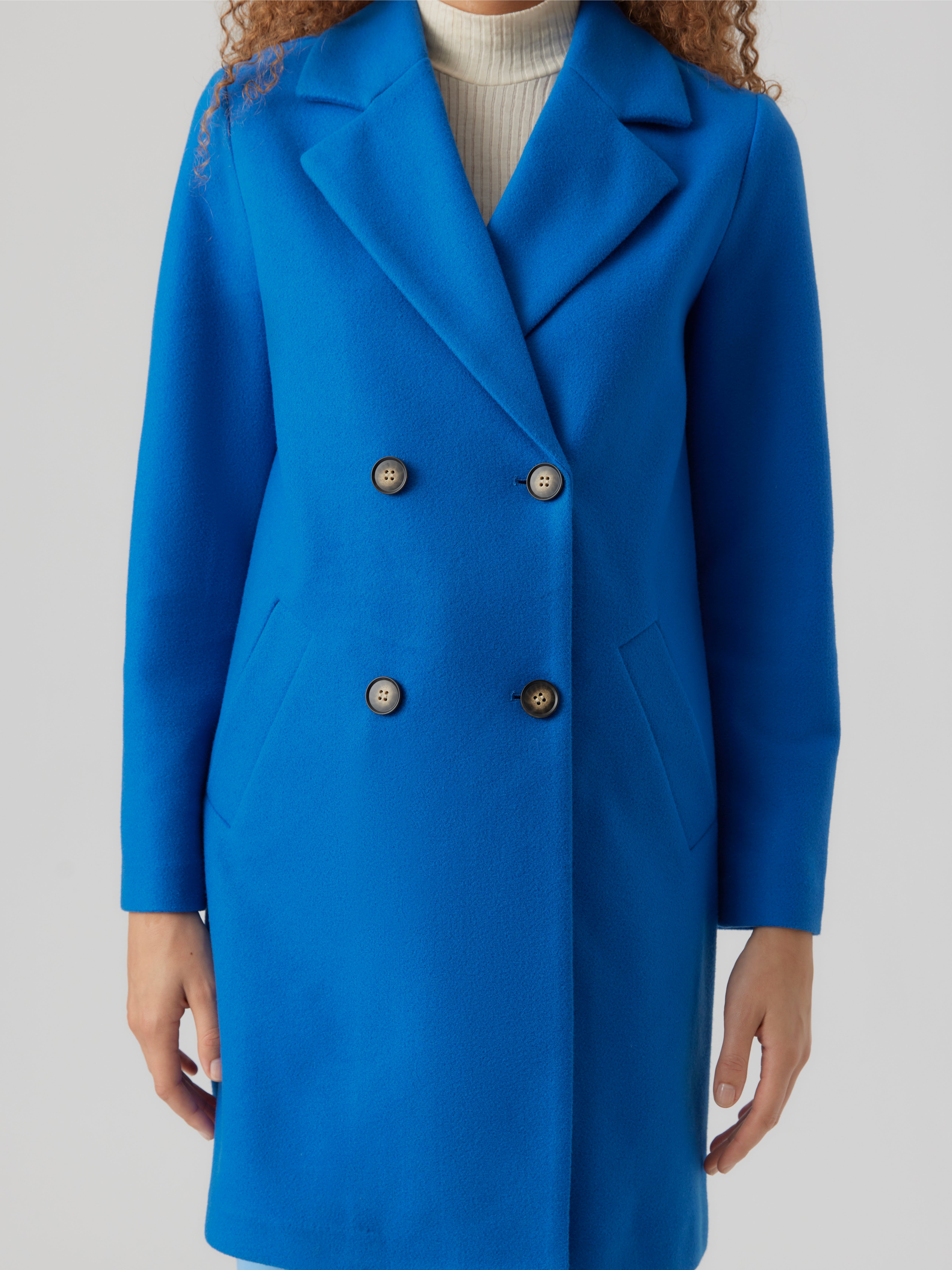 VMVINCEPARIS Coat | Dark Blue | Vero Moda®