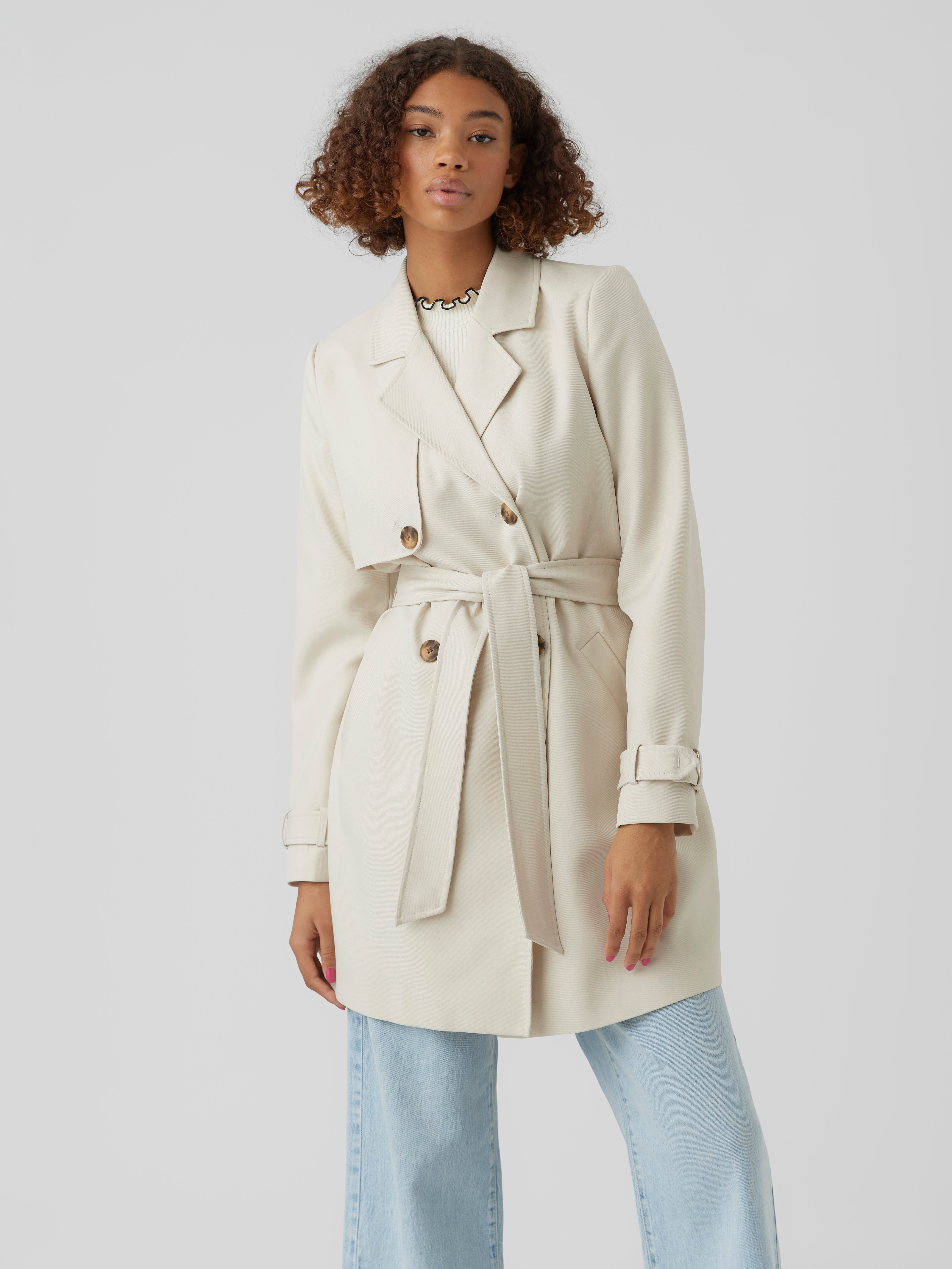 vero moda belted coat