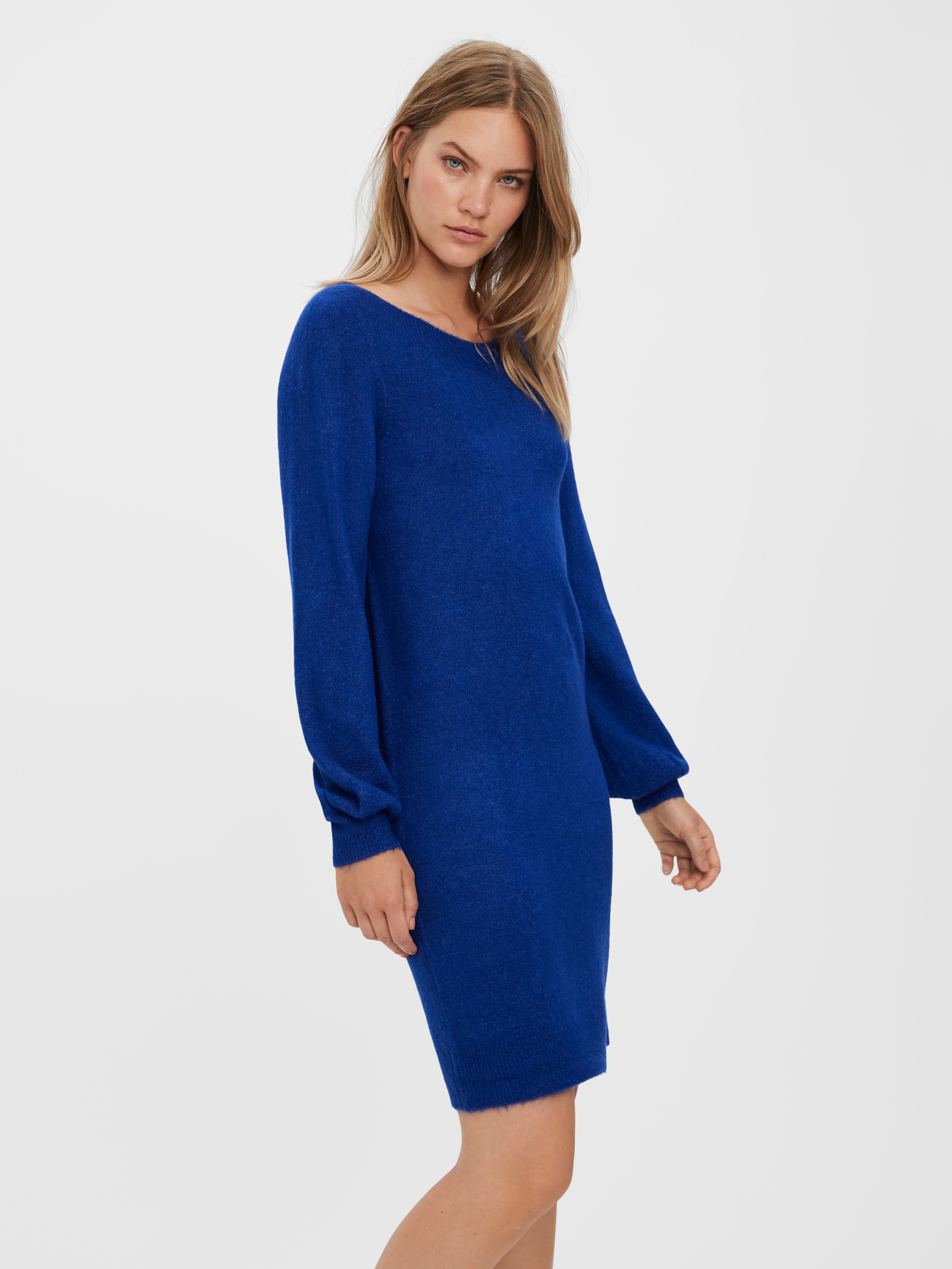 Mode Robes Robes en jean Vero Moda Robe en jean bleu style d\u00e9contract\u00e9 