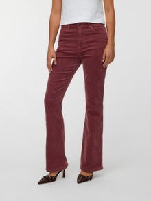 Vero Moda VMSIGA Høyt snitt Bukser -Rose Brown - 10278735