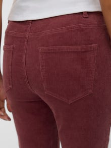 Vero Moda VMSIGA Wysoki stan Spodnie -Rose Brown - 10278735