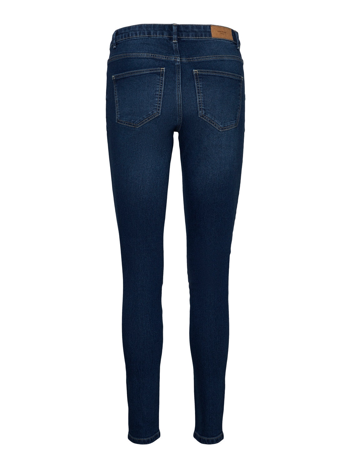 Vero Moda VMJUNE Mid rise Skinny fit Jeans -Medium Blue Denim - 10278817