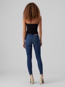 Vero Moda VMJUNE Mid Rise Skinny Fit Jeans -Medium Blue Denim - 10278817