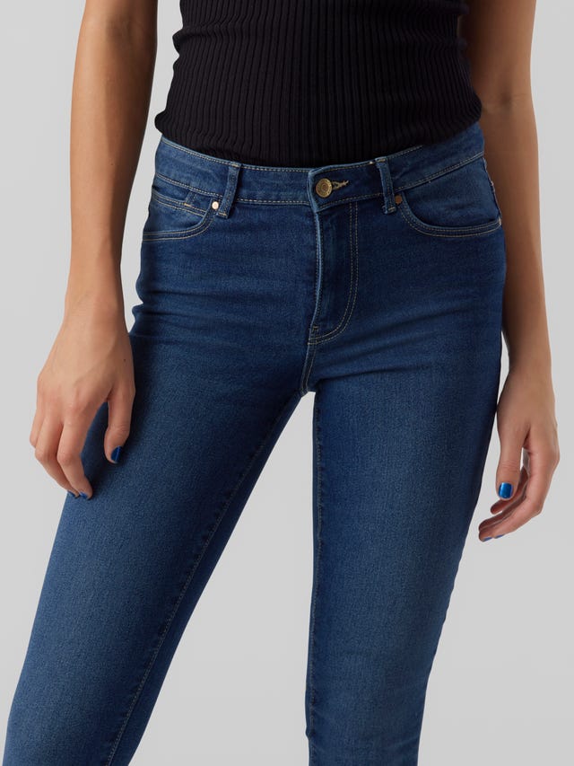 Vero Moda VMJUNE Mid Rise Skinny Fit Jeans - 10278817