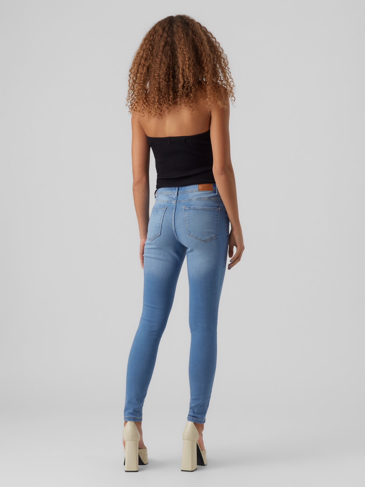 Vero Moda VMTANYA Skinny Fit Jeans -Light Blue Denim - 10278820