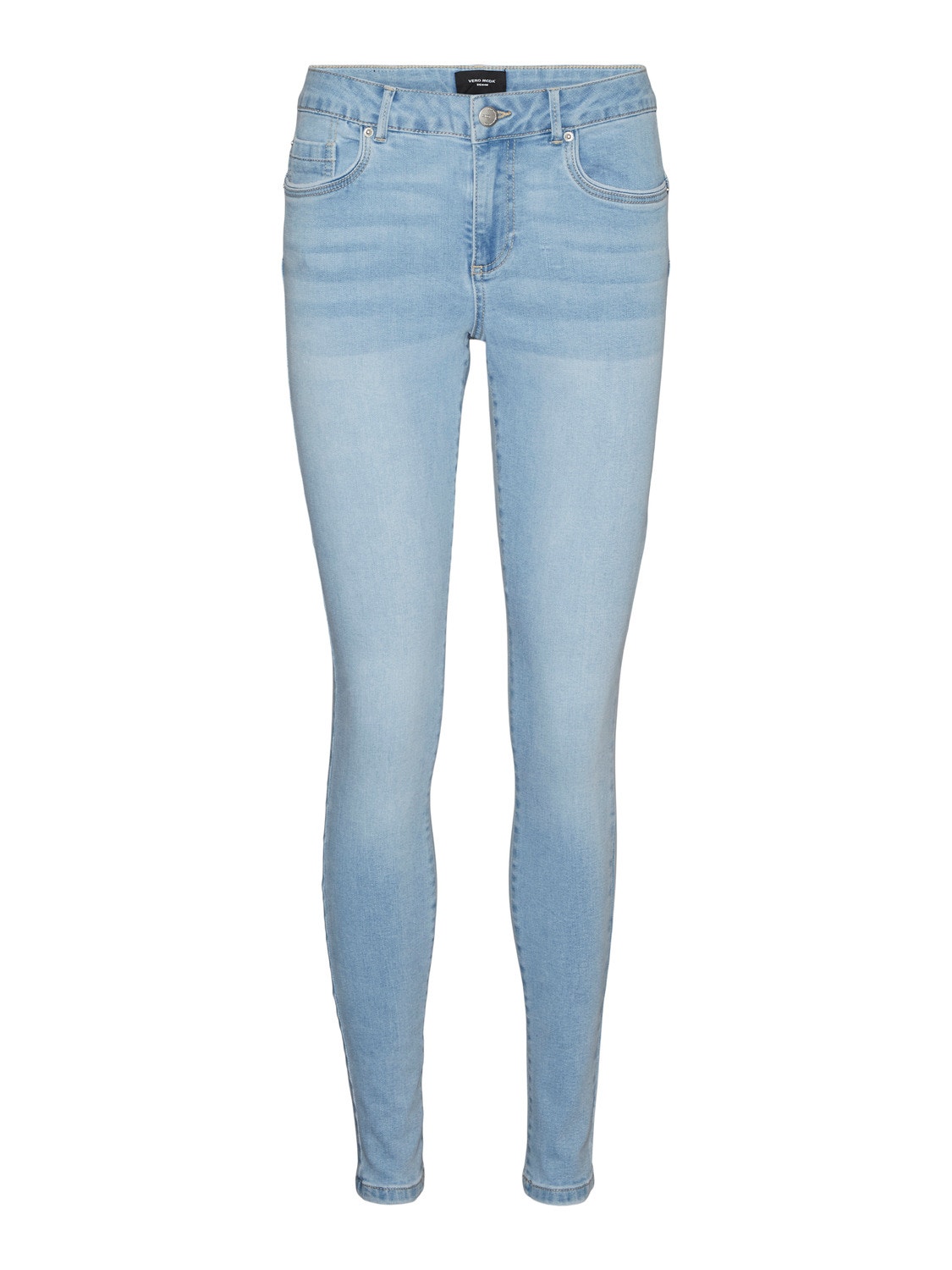 Vero Moda VMALIA Taille moyenne Slim Fit Jeans -Light Blue Denim - 10278823