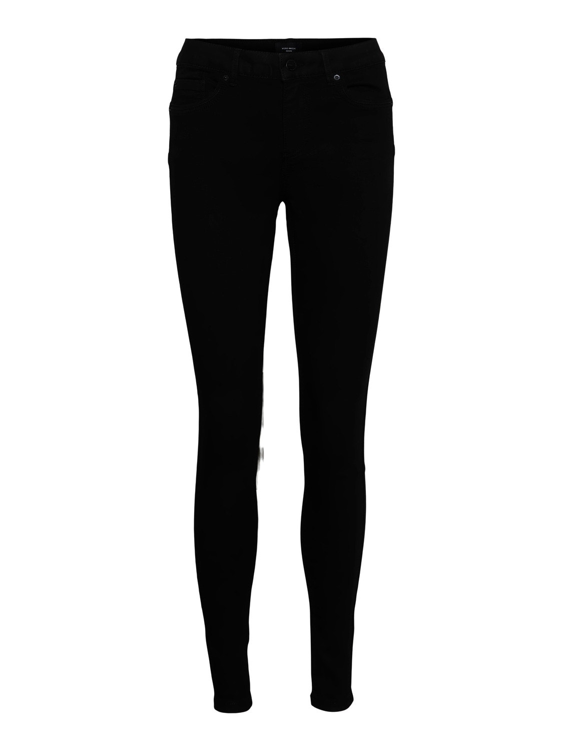 Vero Moda VMALIA Mid rise Slim Fit Jeans -Black - 10278826