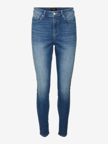 Vero Moda VMSOPHIA Hohe Taille Slim Fit Jeans -Medium Blue Denim - 10278831