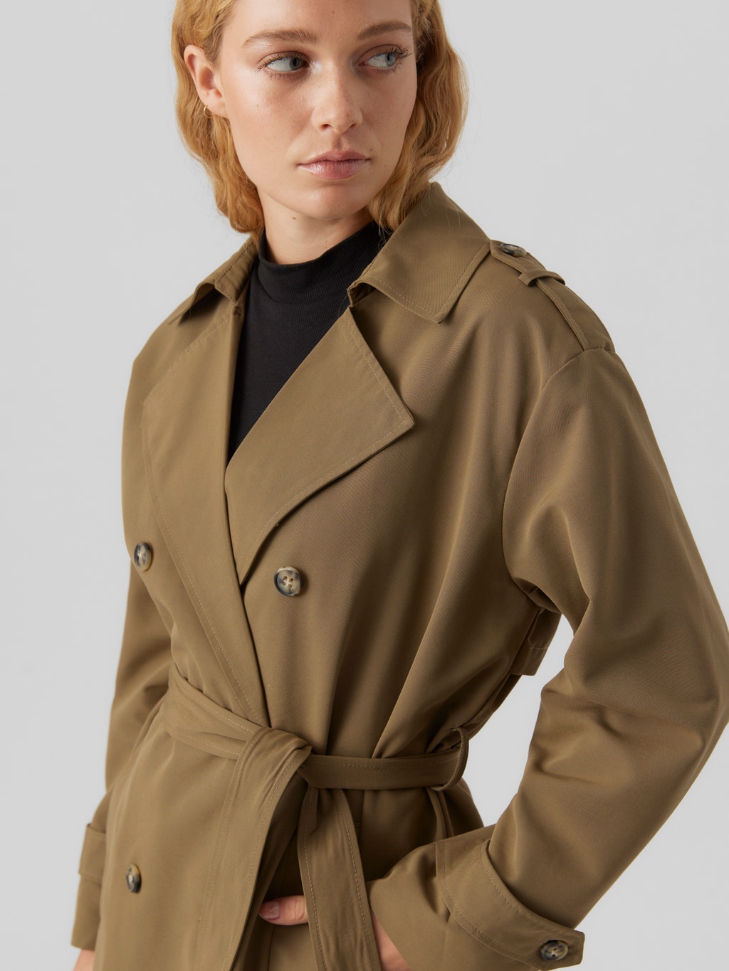 Format Coat Tessa Long Coat Petite Trench Coat at Debra Masters blog