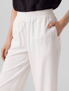 Vero Moda VMCARMEN High rise Trousers -Snow White - 10278926
