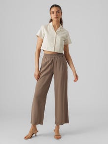 Vero Moda VMCARMEN High rise Trousers -Cub - 10278926
