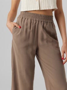 Vero Moda VMCARMEN High rise Trousers -Cub - 10278926