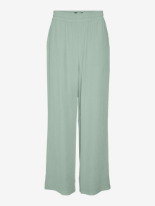 Vero Moda VMCARMEN High rise Trousers -Silt Green - 10278926