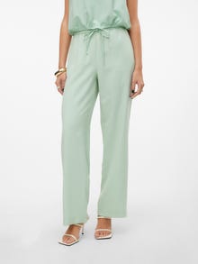 Vero Moda VMCARMEN High rise Trousers -Silt Green - 10278926
