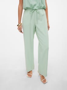 Vero Moda VMCARMEN High rise Trousers -Silt Green - 10278926