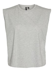 Vero Moda VMPANNA T-shirts -Light Grey Melange - 10279002