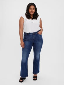 Vero Moda VMSIGA Skinny Fit Jeans -Dark Blue Denim - 10279090