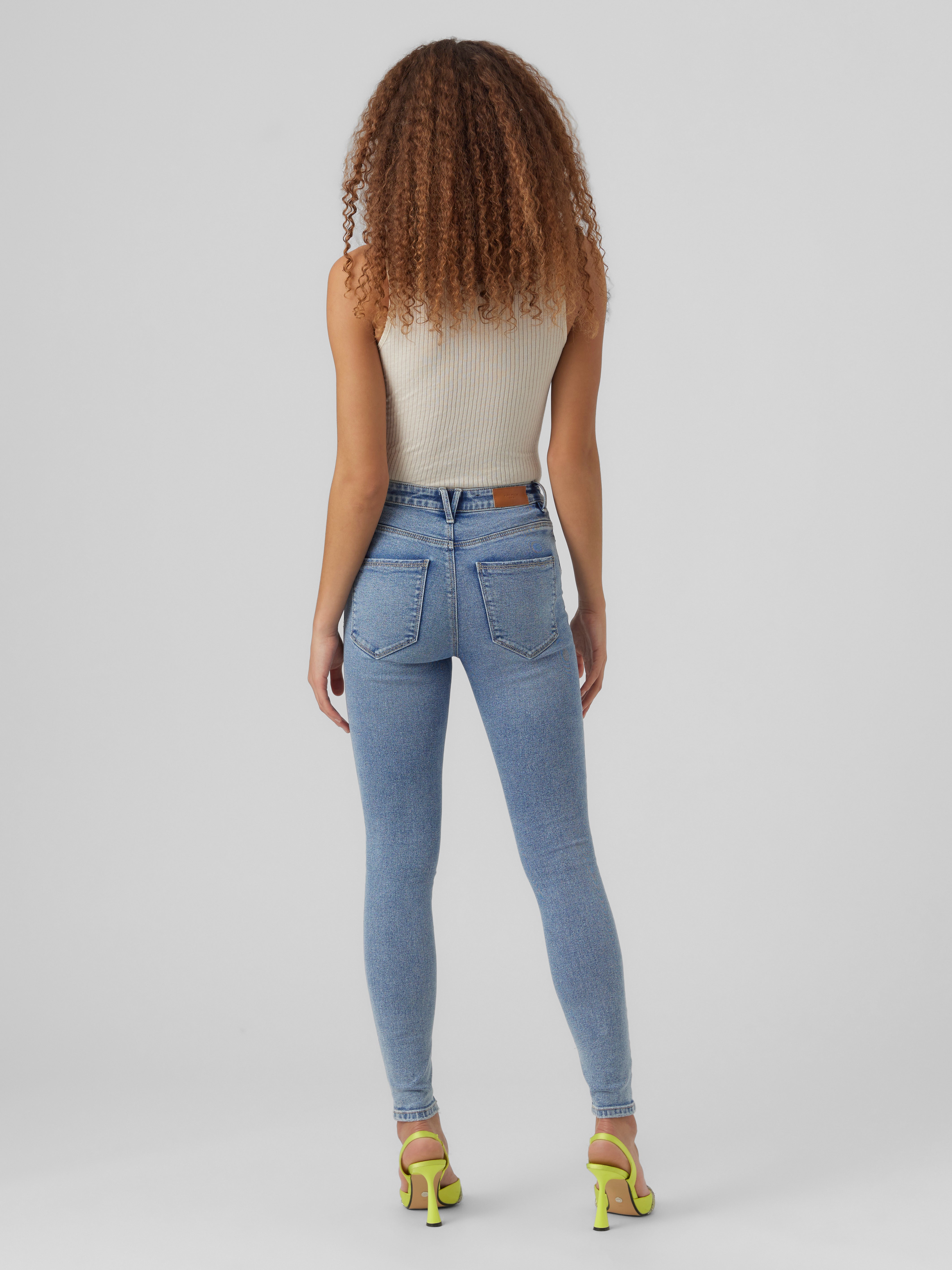 Vero moda high cheap waist skinny jeans