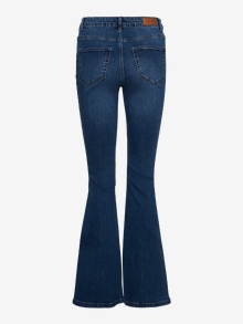 Vero Moda VMSCARLET Mid rise Flared Fit Jeans -Medium Blue Denim - 10279177