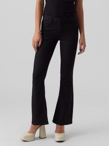 Vero Moda VMSCARLET Krój flared Jeans -Black - 10279179