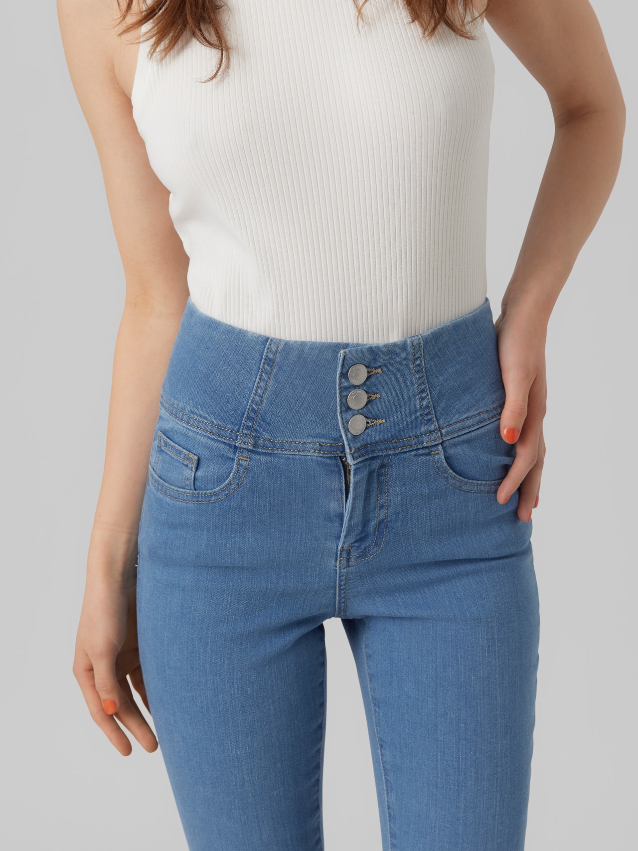VMDONNA Super high rise Skinny Fit Jeans with 50% discount!