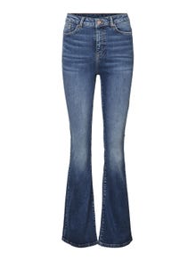 Vero Moda VMSIGA Flared Fit Jeans -Medium Blue Denim - 10279225