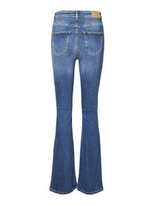 Vero Moda VMSIGA Vita alta Flared Fit Jeans -Medium Blue Denim - 10279225