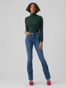 Vero Moda VMSIGA Taille haute Flared Fit Jeans -Medium Blue Denim - 10279225
