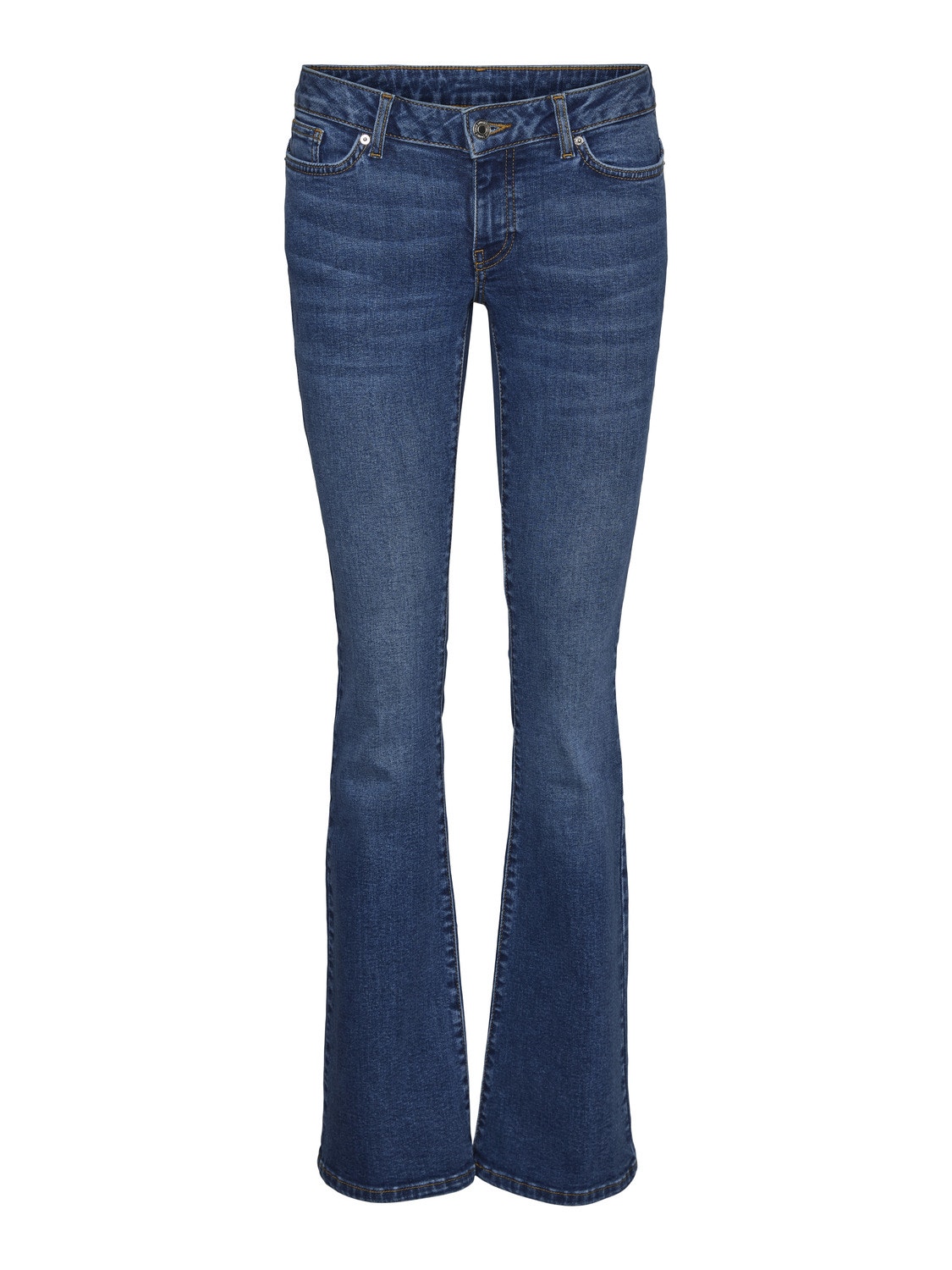 Vero Moda VMSIGI Låg midja Utsvängd passform Jeans -Medium Blue Denim - 10279227