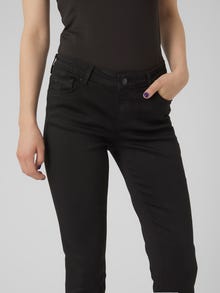 Vero Moda VMLYDIA Krój skinny Jeans -Black - 10279228