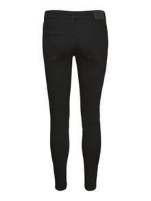 Vero Moda VMLYDIA Niedrige Taille Skinny Fit Jeans -Black Denim - 10279242