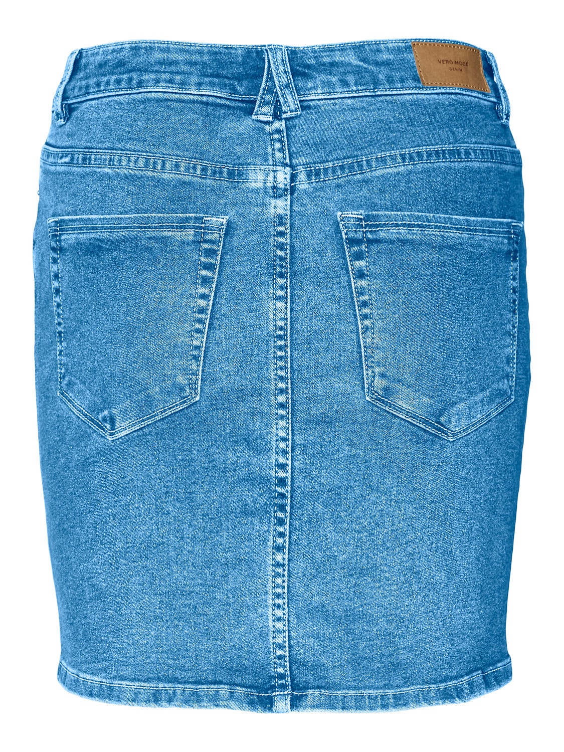 Vero Moda VMLUNA High waist Short Skirt -Light Blue Denim - 10279491