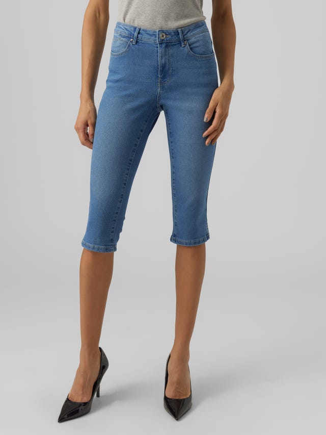 Vero Moda VMJUNE Medelhög midja Slim Fit Jeans - 10279513