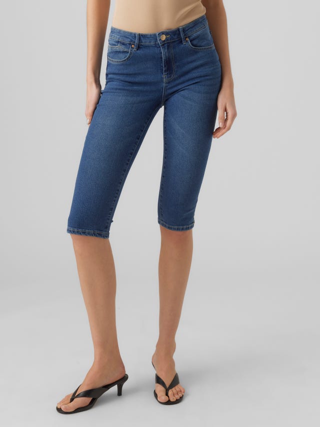 Vero Moda VMJUNE Mid Rise Slim Fit Jeans - 10279513