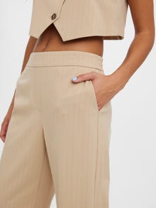 Vero Moda VMLISCOOKIE High rise Broek -Irish Cream - 10279649
