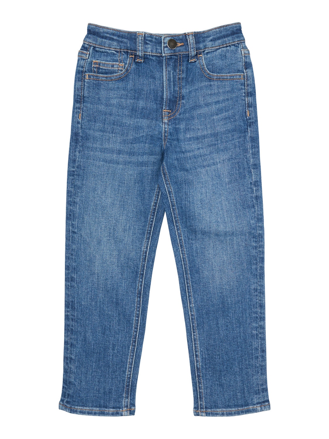 Vero Moda VMOLIVIA Høyt snitt Mom Fit Jeans -Medium Blue Denim - 10279659