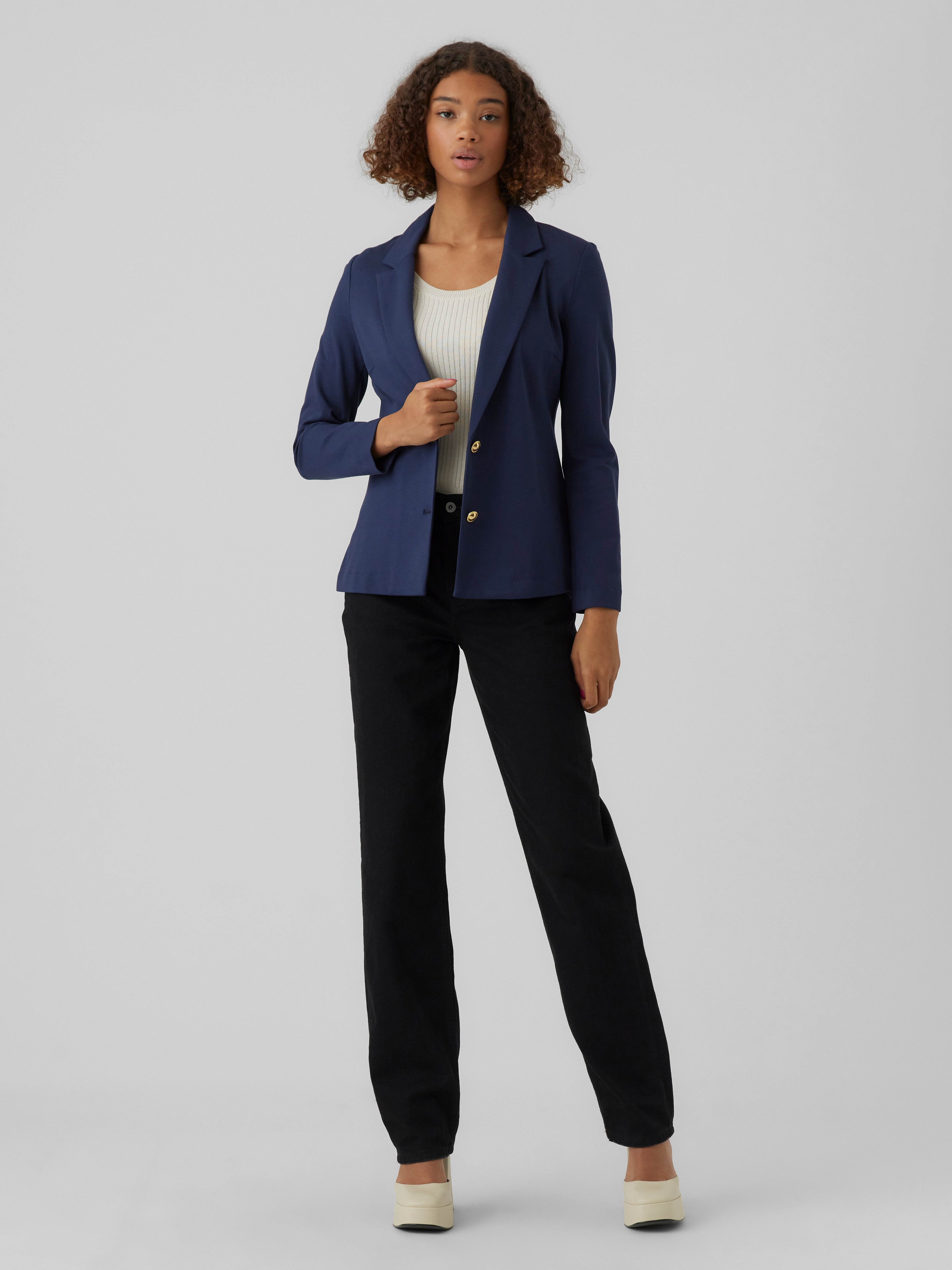 Casual navy blazer outlet womens