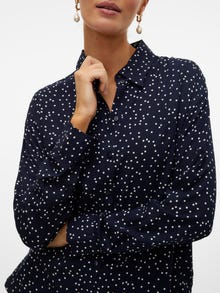 Vero Moda VMBUMPY Skjorte -Navy Blazer - 10279678