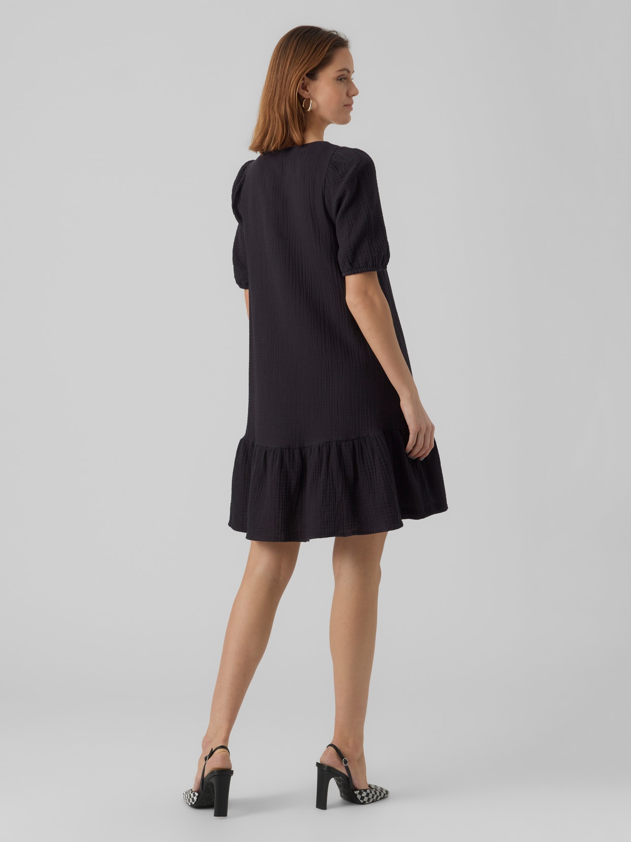 Vero Moda VMNATALI Lang kjole -Black - 10279682