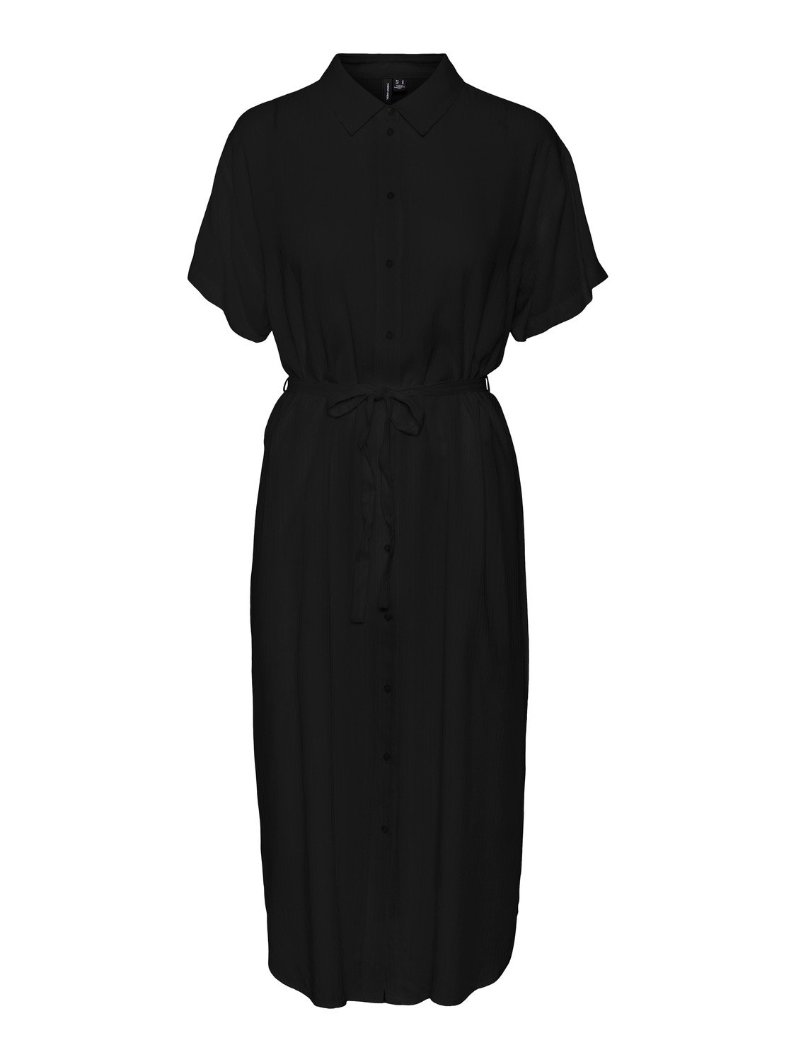 Vero Moda VMBUMPY Lång klänning -Black - 10279684