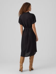 Vero Moda VMBUMPY Lång klänning -Black - 10279684