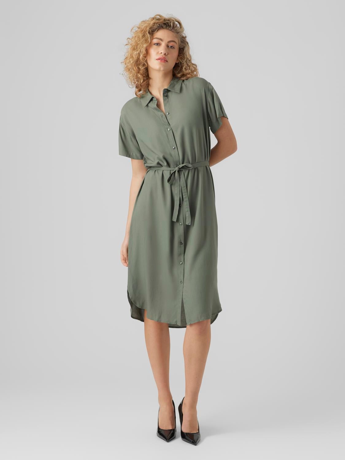 Vero moda khaki on sale dress