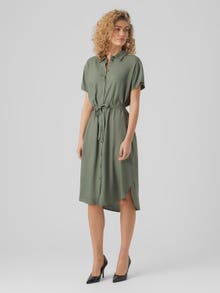 Vero Moda VMBUMPY Lång klänning -Laurel Wreath - 10279684