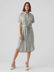 Vero Moda VMBUMPY Midi dress -Snow White - 10279684