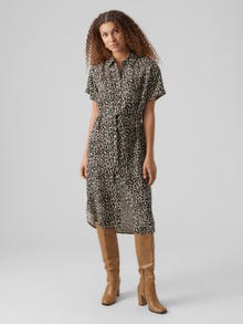 Vero Moda VMBUMPY Lange jurk -Oatmeal - 10279684