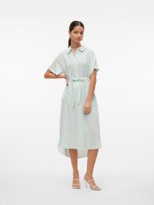 Vero Moda VMBUMPY Langes Kleid -Silt Green - 10279684