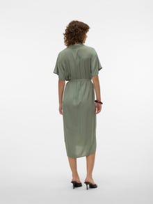Vero Moda VMBUMPY Langes Kleid -Hedge Green - 10279684
