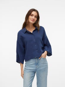 Vero Moda VMNATALI Shirt -Navy Blazer - 10279685